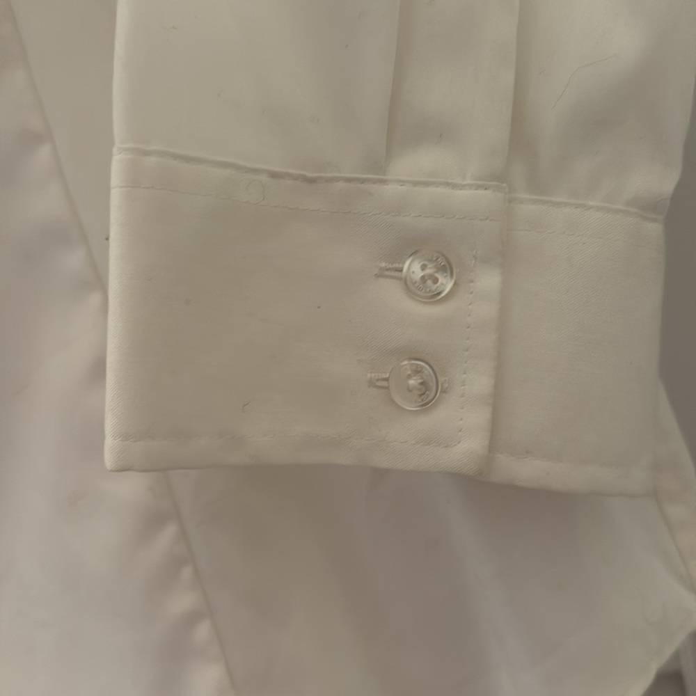 White button down blouse - Picture 3 of 6